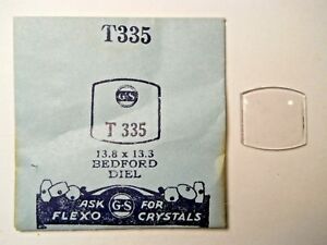 【送料無料】腕時計　クリスタルフィットベッドフォードgs t335 pt335 replacement watch crystal 138 x 133 mm fits bedford diel