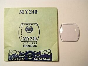 【送料無料】腕時計　ウォッチクリスタルミリメートルフィットベンラスgs cmy240 my240 pmy240 suc rmw77 watch crystal 170 x 151 mm fits benrus