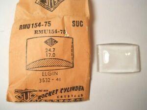 【送料無料】腕時計　ウォッチクリスタルsuc rmu15475 gs mt35629 pmt35629 watch crystal 247 x 170 mm fits elgin 3532