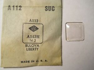 【送料無料】腕時計 ドームクリスタルブローバリバティーsuc a112 ra114 dome replacement watch crystal 143 x 143 mm fits bulova liberty