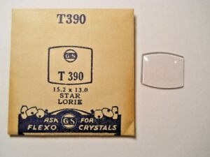 【送料無料】腕時計　ドームクリスタルスターロリーgs t390 pt390 dome replacement watch crystal 152 x 130 mm fits star lorie