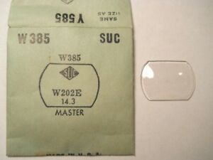 【送料無料】腕時計　クリスタルマスターsuc w385 gs y585 domed replacement watch crystal 202 x 143 mm fits master