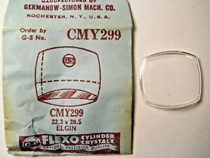 【送料無料】腕時計　ウォッチクリスタルgs cmy299 my299 pmy299 suc rmw10015 watch crystal 223 x 205 mm fit elgin 3838