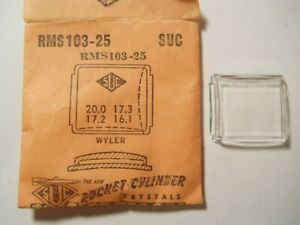 【送料無料】腕時計　クリスタルsuc rms10325 replacement watch crystal 200 x 173 mm 172 x 161 fits wyler