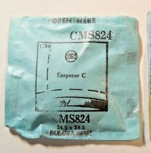 【送料無料】腕時計　クリスタルフィットブルバgs cms824 replacement watch crystal 234 x 234 mm fits bulova 05602 emperor c