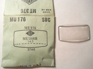 【送料無料】腕時計　クリスタルスターsuc mu176 gs mt376 pmt376 replacement watch crystal 288 x 145 mm fits star