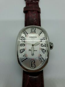 【送料無料】腕時計 ヴィンテージメンズシルバーグリゴルディボルゴノヴォエクセレントvintage mens silver grimoldi borgonovo automatic, date wristwatch~excellent