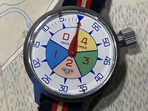 【送料無料】腕時計 ヒールヨットタイマーストップウォッチヴィンテージheuer yacht timer wristwatch stopwatch vintage