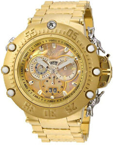 【送料無料】腕時計　インビクタメンズスバクアスイスクォーツゴールドトーンステンレススチールinvicta mens subaqua swiss quartz 200m gold tone stainless steel watch 32950｜hokushin