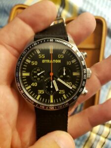 【送料無料】腕時計 ストラトンクロノグラフウォッチstraton automatic chronograph watch