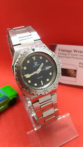 【貨物輸送無料】ウオッチ オロロジオゼニスサブシーダイバーヴィンテージウォッチorologio  zenith  sub sea diver 34粍  80 beautiful condition  vintage watch