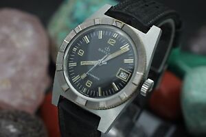 【送料無料】腕時計 ヴィンテージステンレスメンズスキンダイバーウォッチvintage baylor automatic stainless steel 600ft mens 36mm skin diver watch