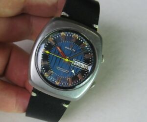 【送料無料】腕時計 クラウンアラームヴィンテージスチールinvicta crown alarm  37mm automatic  daydate vintage steel wrist watch for men
