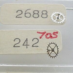 【送料無料】腕時計　オリジナルヘムンスラッドeta 2640, eta 2688, 2 , original escape wheels, 2 units 705 hemmungsrad