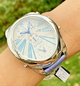 【貨物輸送無料】ウオッチ ルヴィアンスイスクロノグラフデイトルヴィアンhuge le vian swiss made chronograph date limited edition 031500 womens levian