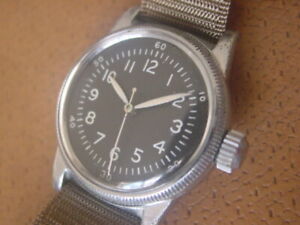 【貨物輸送無料】ウオッチ ウォルサムカルタイプww2 era waltham military issue wrist watch  cal 60 b   type a 11