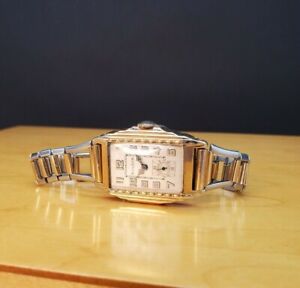 【貨物輸送無料】ウオッチ ヴィンテージブローバウォッチアールデコオリギオナルvintage bulova watch 1930s artdeco origional