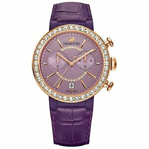 【貨物輸送無料】ウオッチ スワロフスキーチトラスフィアクロノウォッチバイオレットauthentic swarovski citra sphere chrono watch, violet 5210211