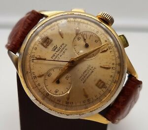 【貨物輸送無料】ウオッチ プリュゲップスクロノグラフフェロテックスラマトpryngeps chronographe ferrotex antimagnetic ramato l 248