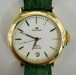 【貨物輸送無料】ウオッチ ラロオロロギクラシックプラッカトオロゴールドデータヌオーヴォスイスraro orologio pryngeps classic automatic placcato oro gold data nuovo swiss made