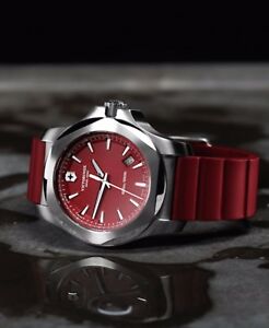【貨物輸送無料】ウオッチ ビクトリノックススイスアーミーイノックスレッドウォッチvictorinox swiss army inox red 43粍 watch