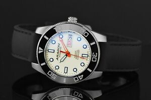 【貨物輸送無料】ウオッチ アラゴンダイブマスターaragon a199wht divemaster 42 automatic