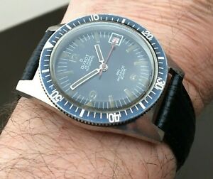 最安値に挑戦 Skin Automatic 送料無料 腕時計 スキンダイバーヴィンテージduxot Diver Wristwatch Vintage 10202ebchwa 60045