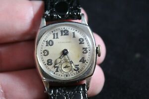 【貨物輸送無料】ウオッチ ヴィンテージロンジンクッションゴールドケースvintage 1928 longines cushion shaped watch 14k gold filled case 15j 3 adjustment