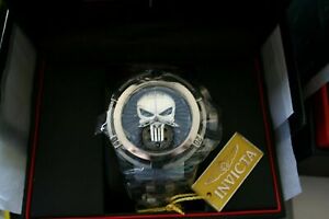 【送料無料】腕時計　インビクタボルトゼウスマーベルパニッシャーミリメートルスカルウォッチinvicta bolt zeus marvel punisher 52 mm skull watch