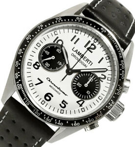 【貨物輸送無料】ウォッチ ランベルティオロロギアモッズクロノドロモオッティモメカニコlambertiorologiai  mod 60508 nbz   chronodromo  ottimo meccanico