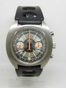 【貨物輸送無料】ウォッチ モントレクロノグラフオベロンムーブメントヴィンテージクロノmontre chronographe oberon mouvement 7734,vintage chrono vers 1970