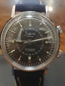 【送料無料】腕時計　スヴェリアリーノシェフィールドアラームウォッチヴィンテージsvegliarino sheffield alarm watch waterproof vintage