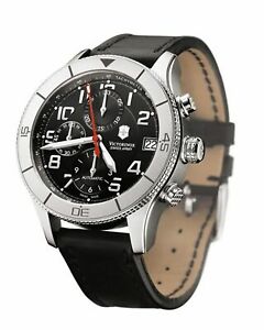 【送料無料】腕時計　ビクトリノックススイスクロノグラフnib victorinox swiss army ambassador automatic chronograph, 241193, msrp 1975