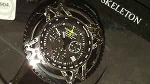【送料無料】腕時計　スケルトンウォッチバーダステンレスハイクオリティスイスアラームxo skeleton watchbarracuda 904l stainless hi quality finish,027100 swiss alarm