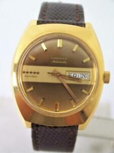 【貨物輸送無料】ウオッチ ヴィンテージロンジンスターアドミラルデイウォッチミントvintage 18k 一般医 longines 5 star admiral automatic day date watch cal6365 mint