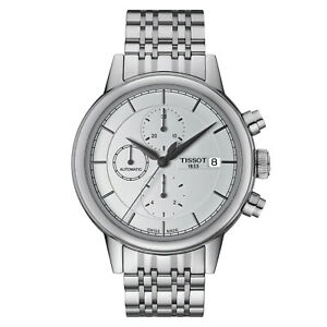 【貨物輸送無料】ウォッチ ティソカーソンスイスクロノグラフtissot carson t0854271101100 mens swiss made chronograph automatic watch