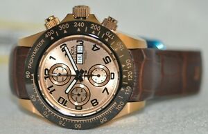 【送料無料】腕時計　メンズインビクタリザーブスピードウェイスイスバルジューローズゴールドウォッチmens invicta reserve speedway swiss automatic valjoux 7750 rosegold watch 10942｜hokushin 87,989円