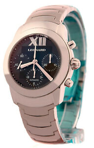 【貨物輸送無料】ウオッチ レナードクロノグラフメイドleonard sp1c00300000 automatic valjoux 7750 chronograph swiss made 40粍