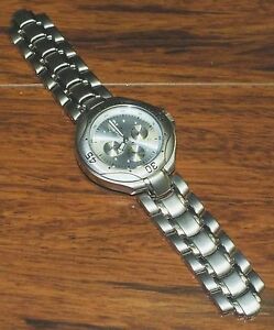 【送料無料】腕時計　パーツロラスシルバートーン*for parts* genuine lorus lr0315 silver tone water resistant wrist watch *read