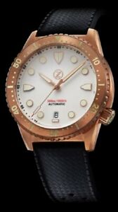【送料無料】腕時計　ゼロスブロンズフロストウォッチディーラー zelos mako v3 300m bronze frost automatic 40mm watch dealer amp; warranty