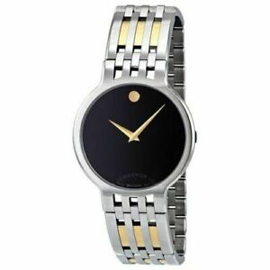 【貨物輸送無料】ウオッチ モバドスイスエスペランサツートーンmovado swiss mens 0606044 esperanza two tone wristwatch msrp 1195