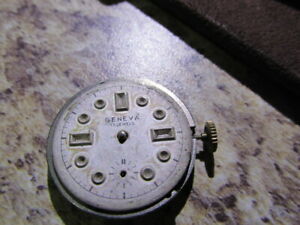 【送料無料】腕時計　ヴィンテージジュネーブジュエルウォッチvintage geneve 17 jewel watch works for parts