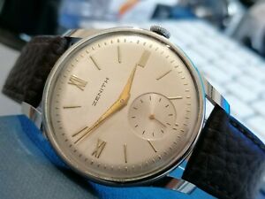 【貨物輸送無料】ウオッチ ゼニススリムジャンボカリカマニュアルスイスzenith slim jumbo 37粍 carica manuale cal 126 swiss made