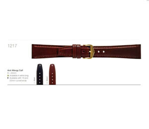 【送料無料】腕時計　ダーレナカーフレザーウォッチストラップdarlena 1217 anti allergy calf leather watch strap 8,12,14,16,18,19,20mm