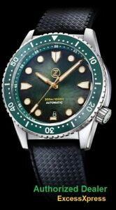 【貨物輸送無料】ウォッチ ゼロスマコスチールアンティークグリーンマコウォッチ zelos mako v3 300m steel antique green mako v3 automatic 40粍 watch warranty