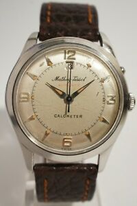 【送料無料】腕時計　マシーティソカロメーターアシエオートマティッククワンティミーアネrare matheytissot calometer acier automatique a quantieme, annees 60