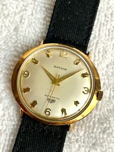 【送料無料】腕時計　ヴィンテージエドヒューアーバイラーゴールドステンレススチールジュエルズスイスvintage ed heuer baylor automatic gold amp; stainless steel 17 jewels swiss made