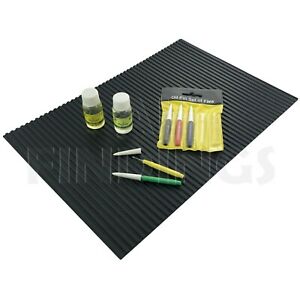 【送料無料】腕時計　メーカーゴムスリップベンチマットlarge watchmakers rubber anti slip work bench mat matt tool