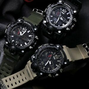 【送料無料】腕時計　デジタルスポーツ smael multi function military digital led sports wrist watch waterproof