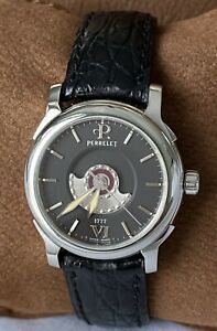 【貨物輸送無料】ウオッチ ペレレットダブルロータースケルトンperrelet women’s double rotor skeleton wristwatch automatic 3191 watch n 19